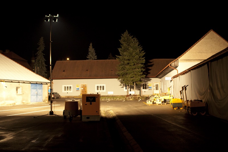 Světelná věž stacionární 7 m