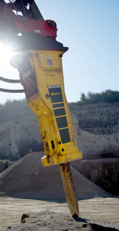 Hydraulické demoliční , bourací kladivo Epiroc / Atlas Copco MB 1500