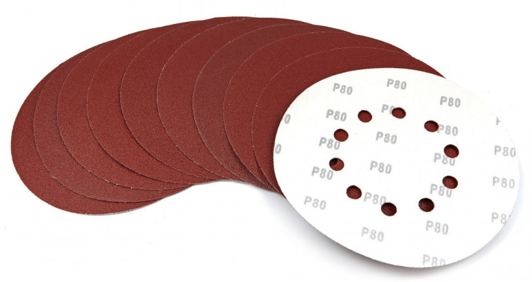 Sada brusných kotoučů 225 mm, 10 ks, hrubost P180 HYUNDAI