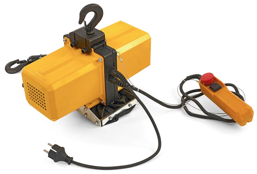 Profesionální elektrický řetězový kladkostroj, naviják 300 kg