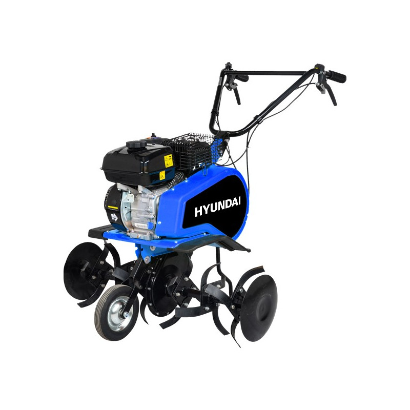 Benzínový kultivátor 4-taktní motor, 212 cm³, 4 nože, záběr 55 cm HMTB55 HYUNDAI