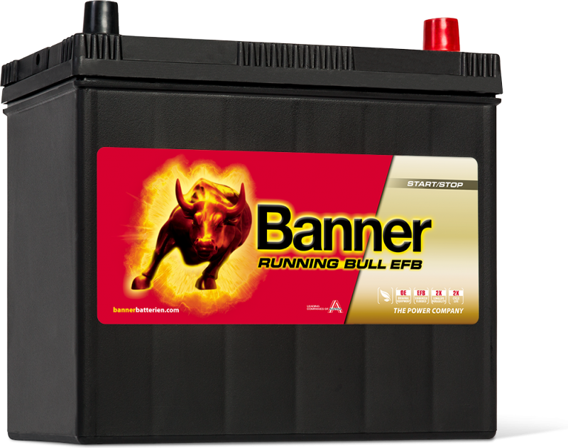 Autobaterie Banner Running Bull EFB 555 15, 55 Ah, 12 V ASIA