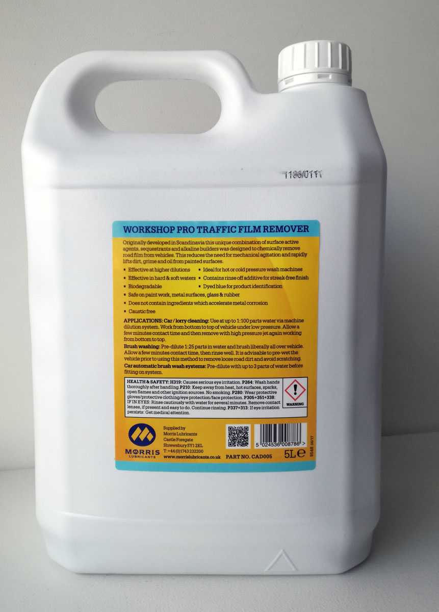 Morris WSP Traffic Film Remover, čistič na stroje a automobily, 5l