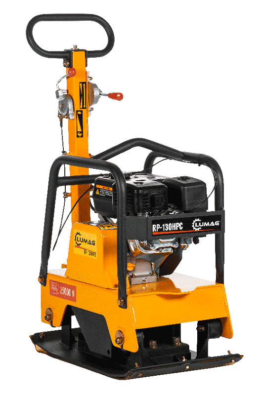 Reverzní - obousměrná vibrační deska 130 kg, benzínový motor, 25 kN, RP 130 HPC Lumag