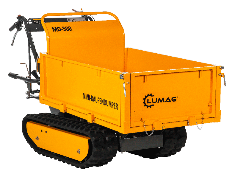 Minidumper pásový MD 500, 4,8 kW, nosnost 500 kg Lumag