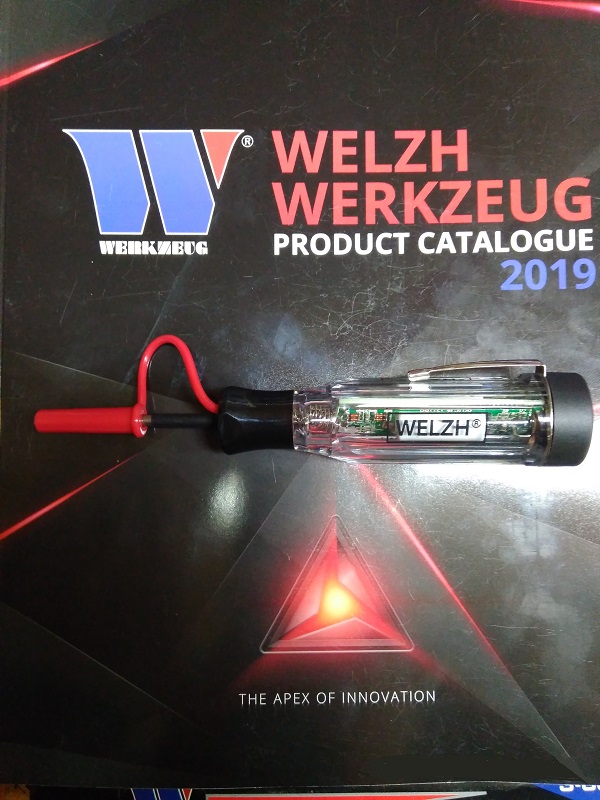 Zkoušečka napětí auto-moto 6V, 12V a 24V, Welzh