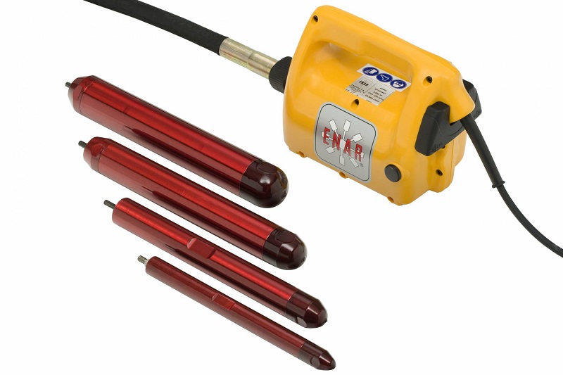 Ohebná hřídel 5 m s vibrační hlavicí 25 mm pro mechanický vibrátor betonu AVMU nebo FOX, TAXE 5/AX 25 ENAR