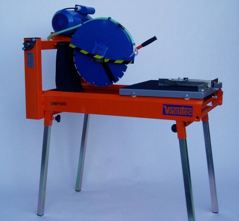 Profesionální stavební pila VMP 400 na cihlové bloky s prořezem 140 mm, napětí 230V Vacutec