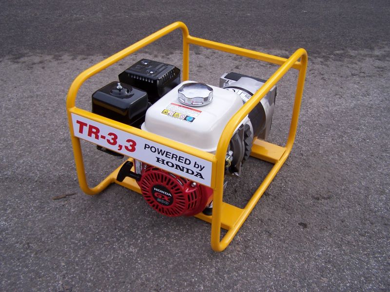 Jednofázová benzínová elektrocentrála, generátor, motor HONDA, 3,3 kVA, TR-3,3 NTC