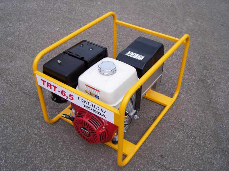 Třífázová benzínová elektrocentrála, generátor, motor HONDA, 3x4,0 kVA, TRT-14 NTC