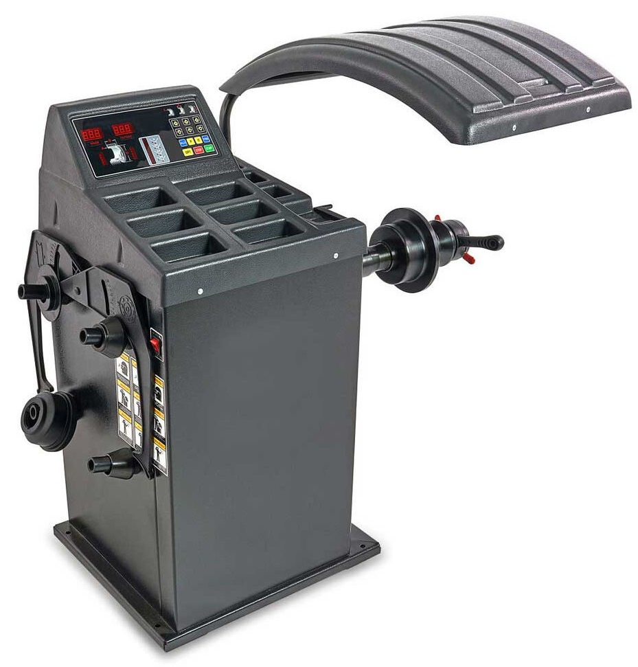Profesionální vyvažovačka auto pneumatik 10" - 24", 105 kg