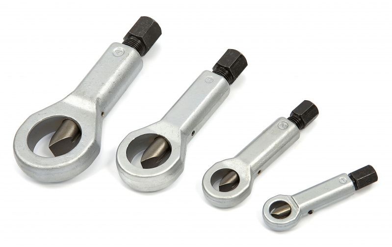 Štípač matic, povolovač matic, 9 - 36 mm, sada 4 kusů