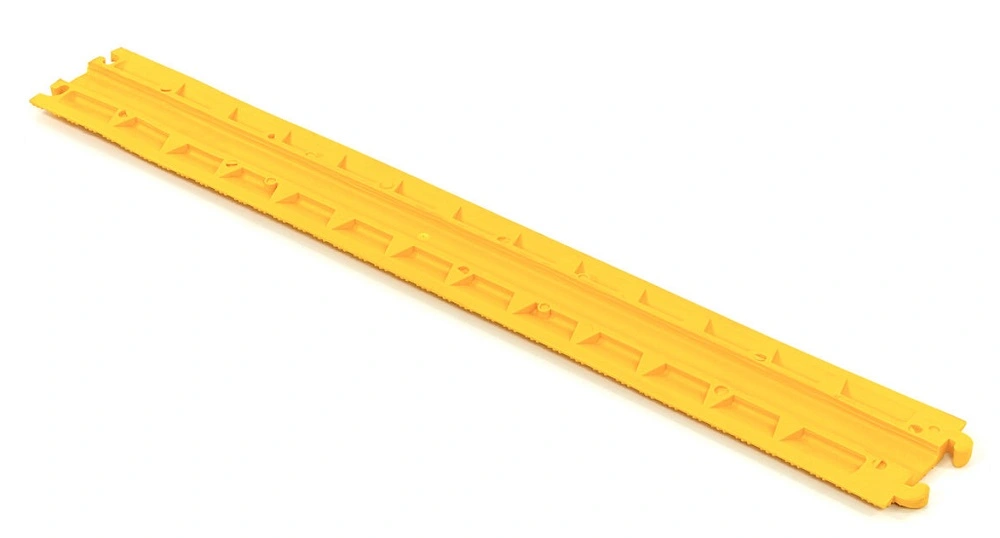 Kabelový most, kabelový přejezd, kabelový můstek, žlutý, nosnost 1,5 t, délka 100 cm