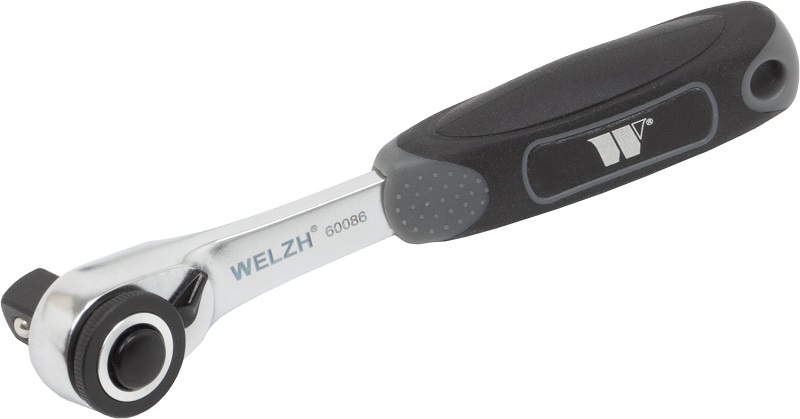 Sada mikro ráčen 1/4", ultra tenké, CrV, s přepínací páčkou a vyhazovákem, Welzh