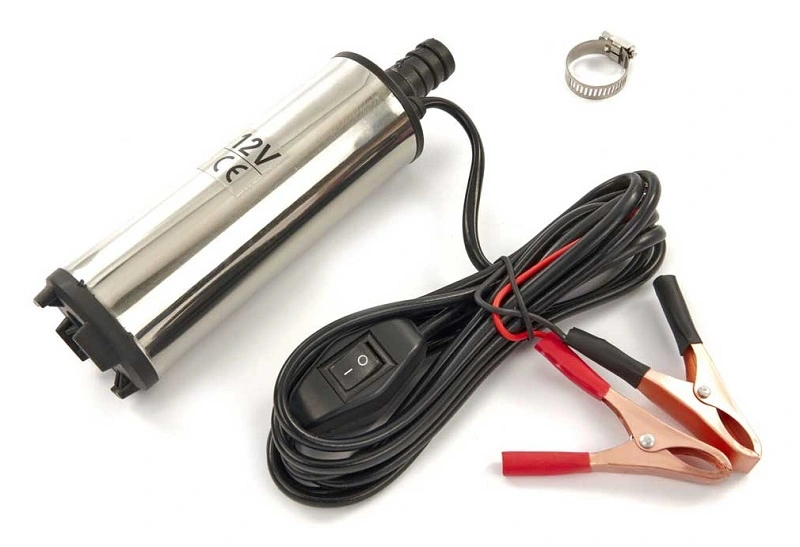Nerezové ponorné čerpadlo / pumpa na olej, naftu a vodu, 60 W, 12/24 V