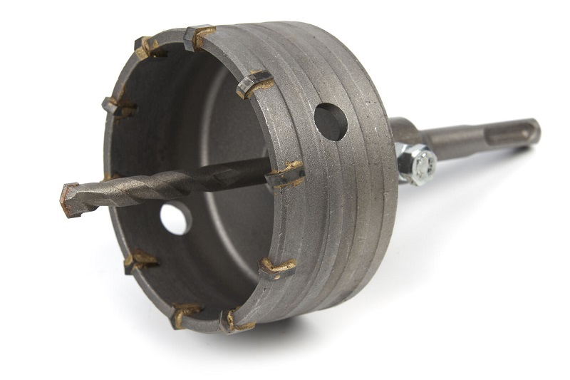 Vrtací korunka vykružovací do betonu se středícím vrtákem, 60 - 80 mm, SDS Plus 