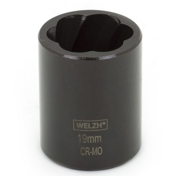 Hlavice nástrčné 3/4" k povolování poškozených matic a šroubů, 27-36 mm, sada 7 dílů, Welzh