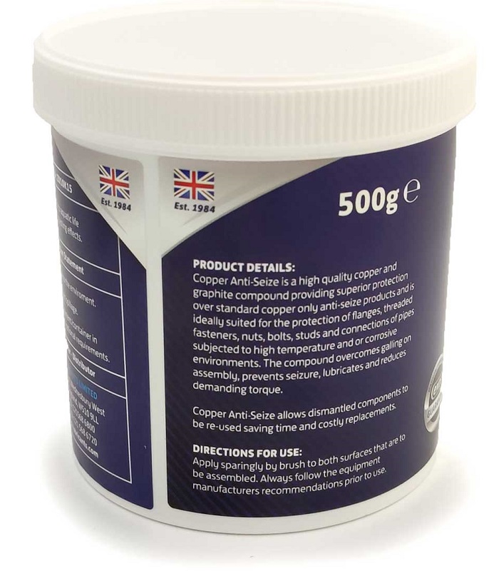 Exol Copper grease - mazací tuk s mědí zamezující zatuhnutí a zareznutí, 500 g