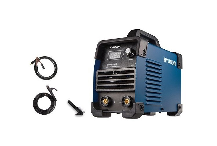 Svářečka, Invertorová technologie IGBT, výstupní proud 20-120 A, 1,6-3,2 mm MMA-120S HYUNDAI