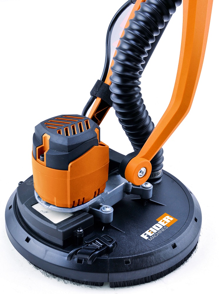 Bruska na podlahy, stěny, stropy, na sádrokarton, omítky a další materiály a povrchy, Brushless - bezkartáčový motor, 400 W, 225 mm FPG-INDUCTION-1 FEIDER - VÝPRODEJ