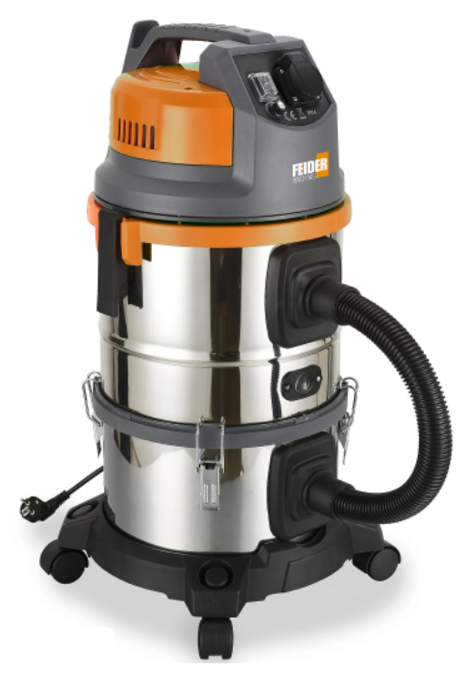 Průmyslový vysavač, suché i mokré vysávání, 1400 W, 28 l, FAP1430 FEIDER - VÝPRODEJ