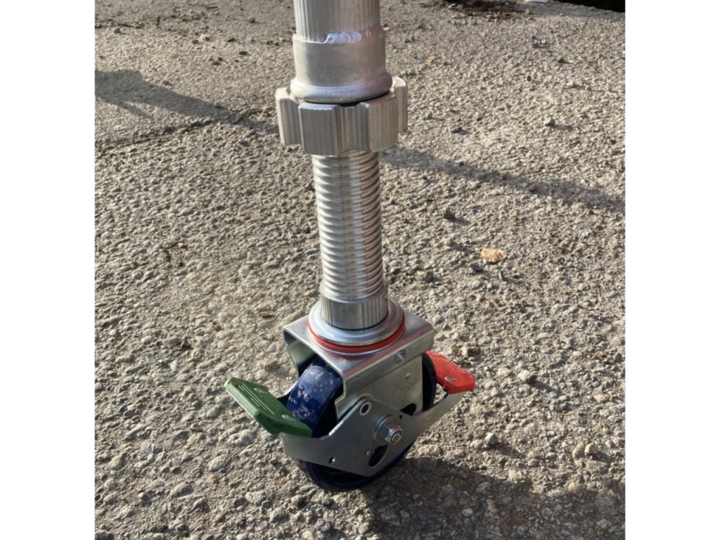 Výškově nastavitelné kolečko průměr 150 mm pro hliníkové lešení Transform Tower