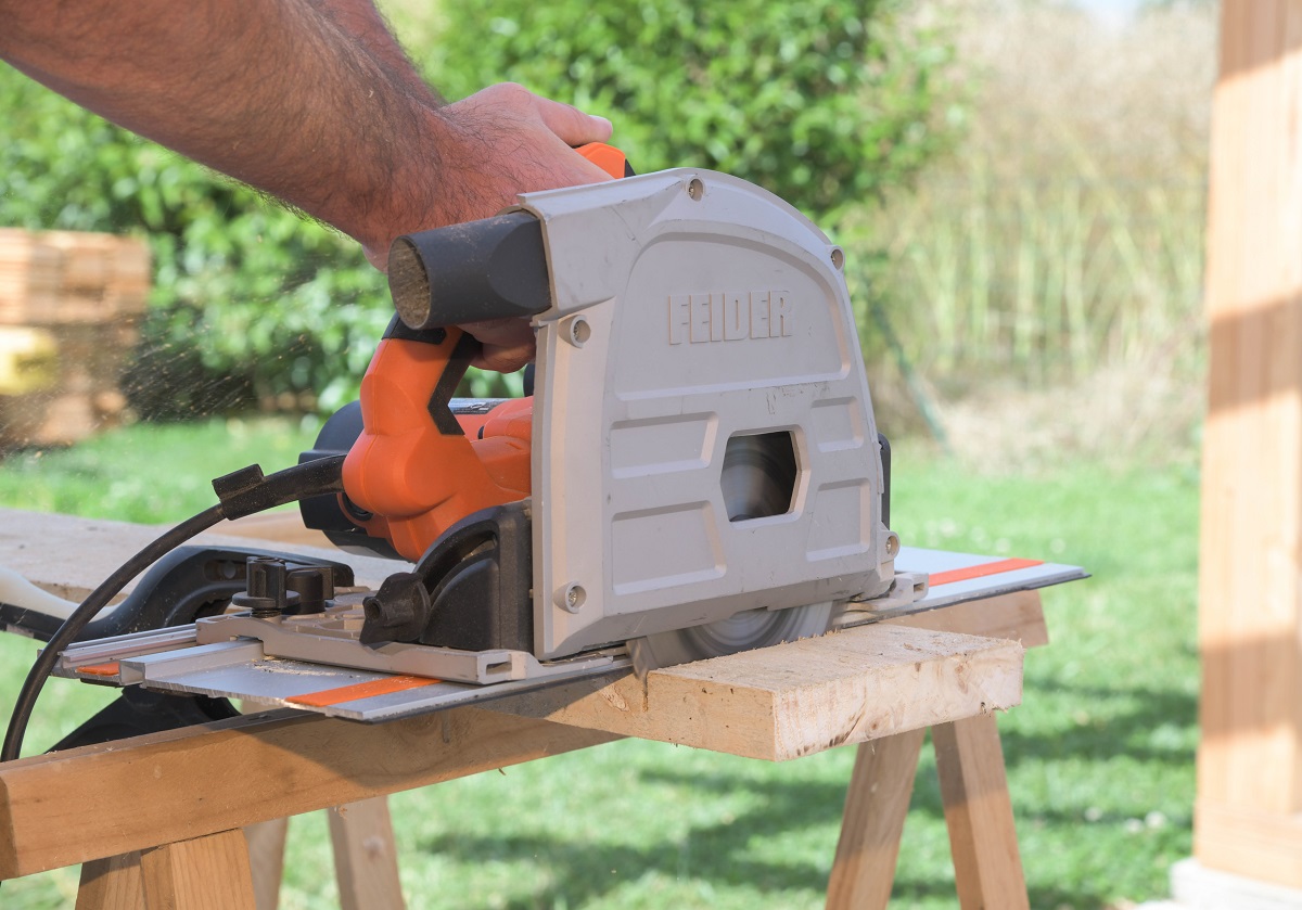 Ponorná pila 1400 W, 165 mm, 1,5 m vodící lišty FS1612-1 FEIDER - VÝPRODEJ