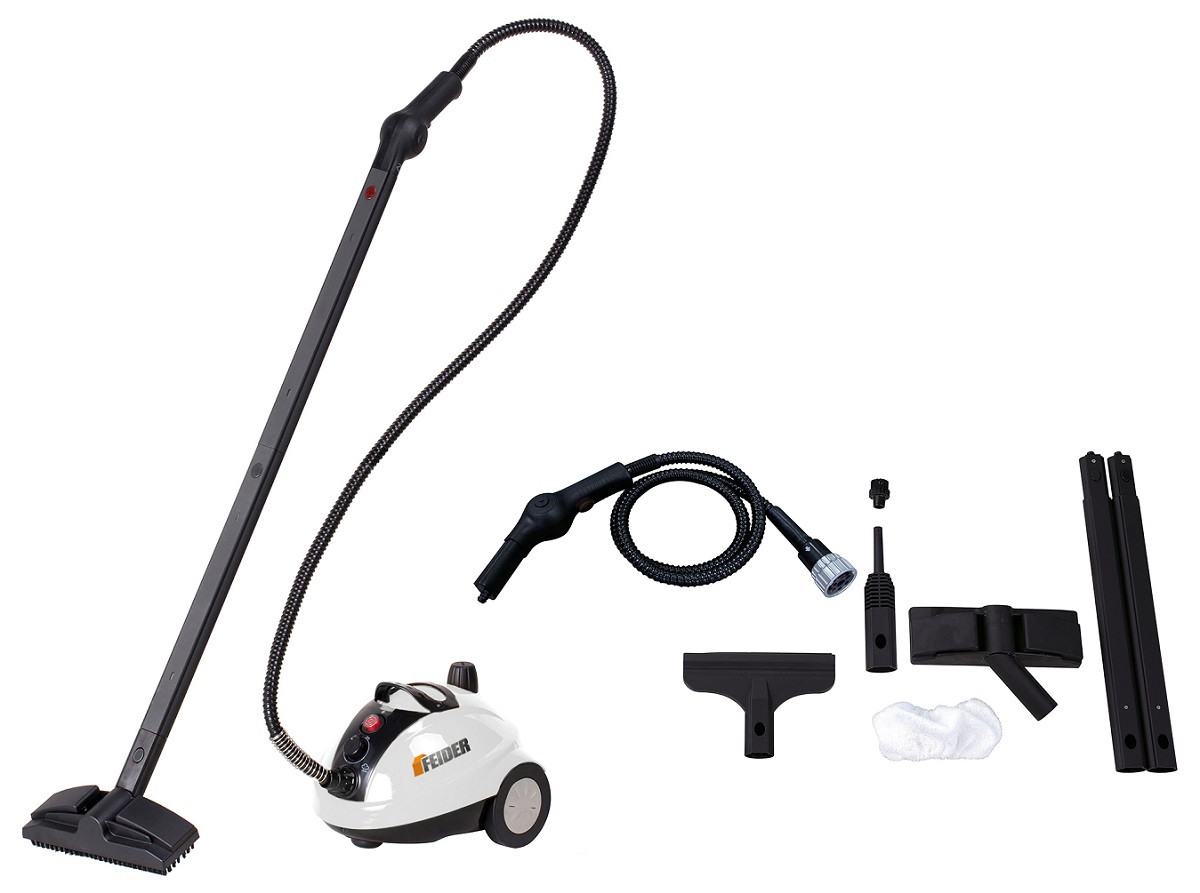 Parní čistič 1300 W, 3,5 bar, průtok páry 70 g/min, ochrana proti přehřátí, FHNVT1300 FEIDER - VÝPRODEJ