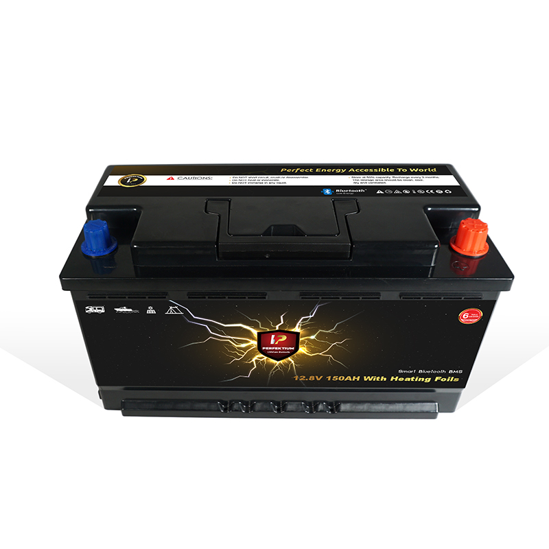 Trakční baterie 150 Ah, 12,8 V, Perfektium LiFePo4 Lithium, přes 4000 cyklů, 5 let záruka, s vestavěným Smart BMS, Bluetooth a vyhřívací fólií, PF-Underseat-Battery-150Ah Perfektium