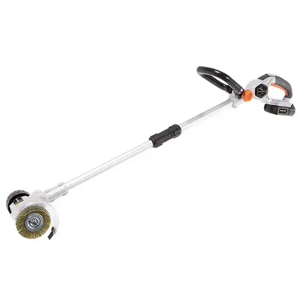 Aku bezdrátový kartáč na čištění spár, odstraňovač plevele, mechu a nečistot, 18V Li-Ion, 1200ot./min., průměr 100mm, bez baterie a nabíječky, MAXXPACK BATAVIA