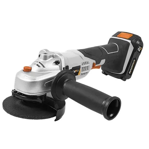 Aku bezdrátová úhlová, kotoučová bruska, 8000 ot./min., průměr kotouče 115 mm, 18V Li-Ion, bez baterie a nabíječky, bateriová platforma MAXXPACK BATAVIA