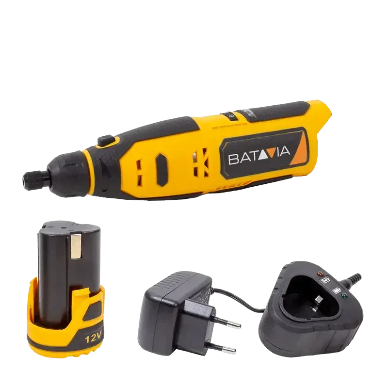 Aku bezdrátový multifunkční rotační nástroj Combitool, vrtačka, frézka, leštička a bruska nejen pro kutily, 12V Li-Ion, bez baterie a nabíječky, FIXXPACK BATAVIA