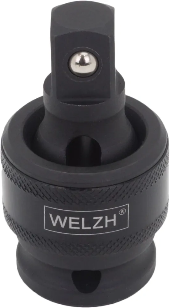 Adaptéry nástrčné s kloubovou hlavou 1/2"-3/8"-1/4", pro rázové utahováky, S2, sada 3 kusy, Welzh