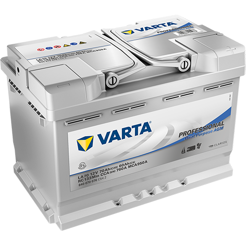 Trakční baterie VARTA Professional Dual Purpose AGM 70 Ah / 840070 / LA 70