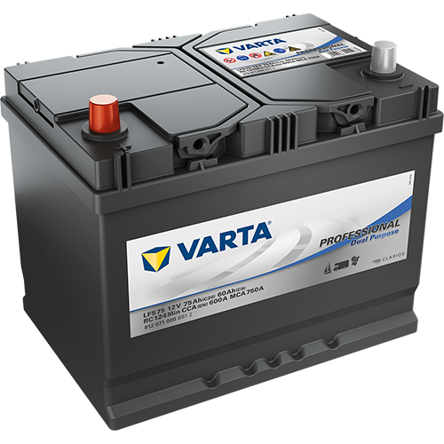 Trakční baterie VARTA Professional Starter 75 Ah / 812071 / LFS 75