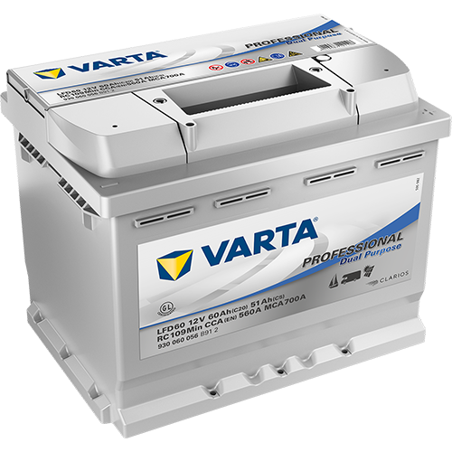 Trakční baterie VARTA Professional Dual Purpose EFB 60 Ah / 930060 / LFD 60