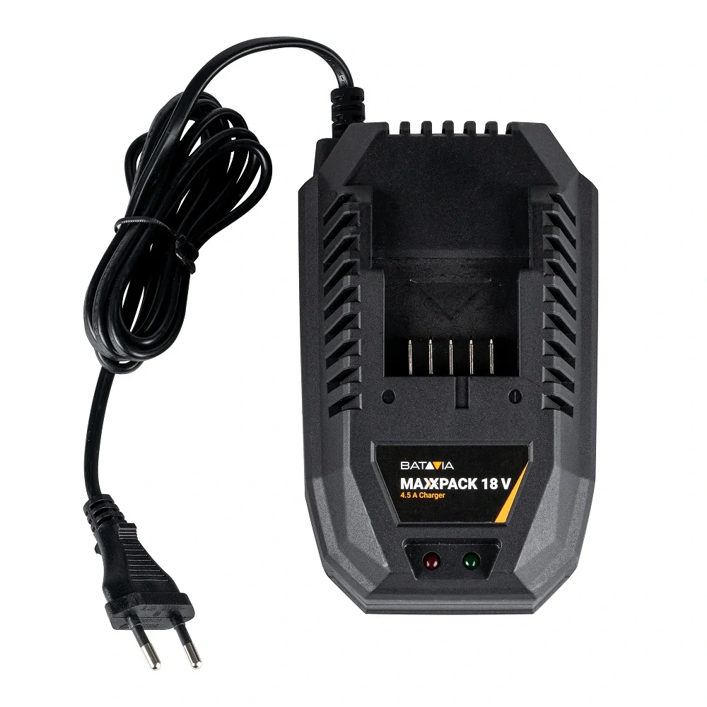 Rychlonabíječka 18V, pouze pro AKU nářadí MAXXPACK 18V, nabíjecí proud 4,5 A, MAXXPACK BATAVIA