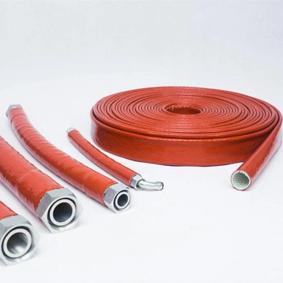 Žáruvzdorný návlek Firesleeve DN 10, ochrana hydraulických kabelů, hadic a pneumatických vedení, až 1200 °C