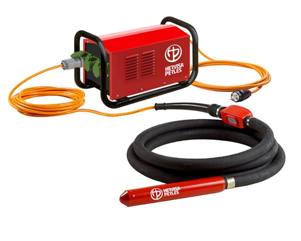 Elektronický měnič frekvence a napětí pro ponorné vibrátory betonu 230V, výkon 3 kVA, 3 zásuvky e-POWER 3 HERVISA PERLES
