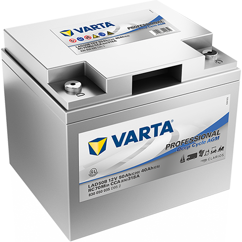 Baterie VARTA Professional Deep Cycle AGM 50 Ah / 830050 / LAD 50B