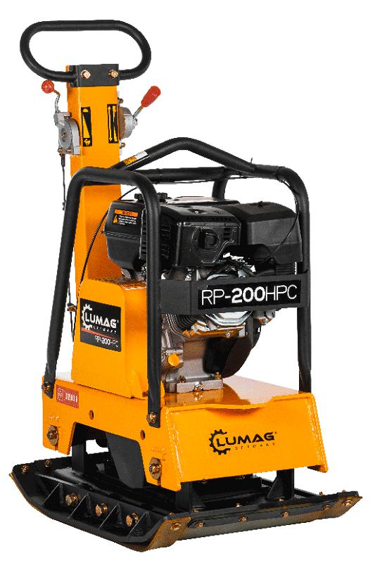 Reverzní - obousměrná vibrační deska 200 kg, benzínový motor, 32 kN, RP 200 HPC Lumag