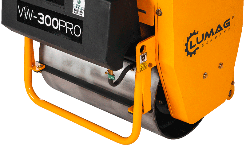 Vedený vibrační válec VW 300 PRO, 200 kg Lumag