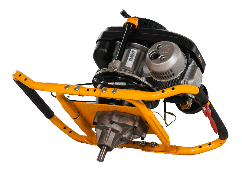 Půdní, zemní vrták, jamkovač, 4-taktní pohonná jednotka EB 400PRO Lumag