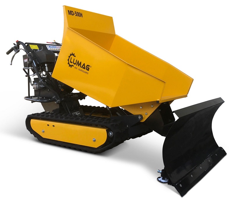 MiniDumper pásový, MD 500H, 9HP, 6,8 kW, nosnost 500 kg Lumag