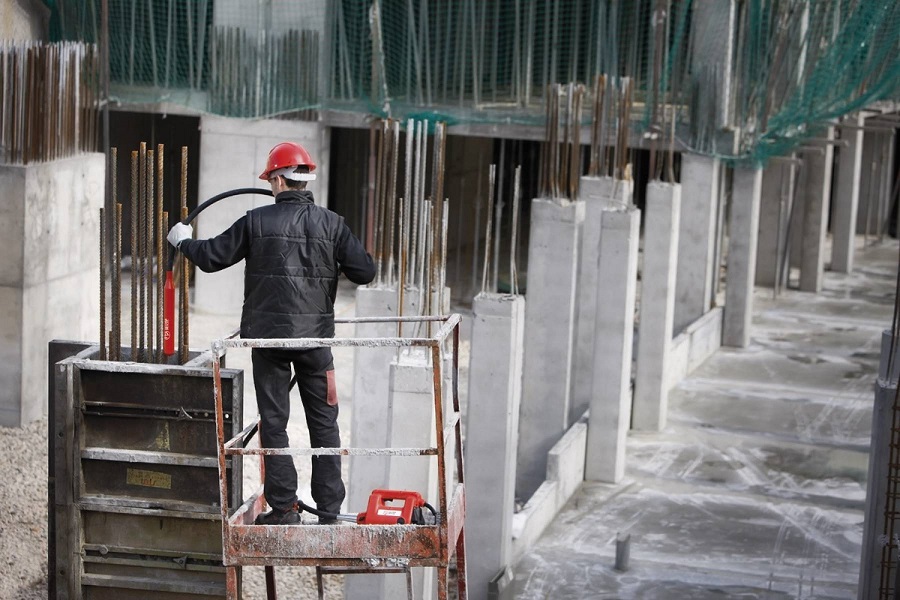 Ohebná hřídel 3 m s vibrační hlavicí 28 mm pro mechanický vibrátor betonu AM 28/3 HERVISA PERLES