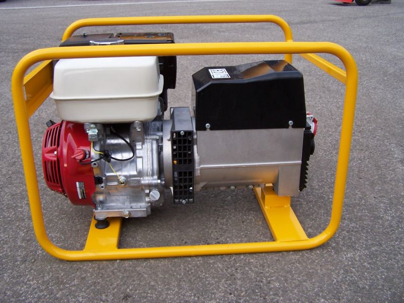 Třífázová benzínová elektrocentrála, generátor, motor HONDA, 3x4,0 kVA, TRT-14 NTC