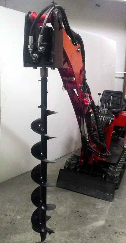 Hydraulická vrtací souprava se třemi vrtáky pro bagry Elgo Plus