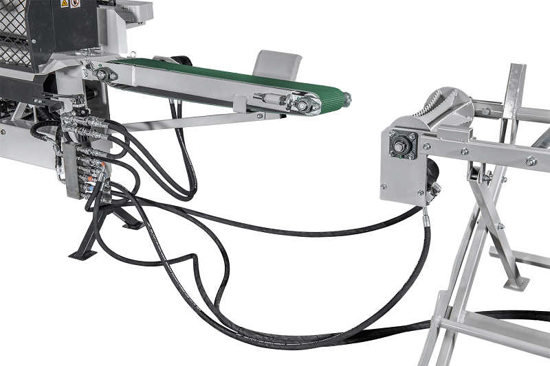 Hydraulický podávací pás k štípacím poloautomatům SSA 400 a SSA 500 Lumag