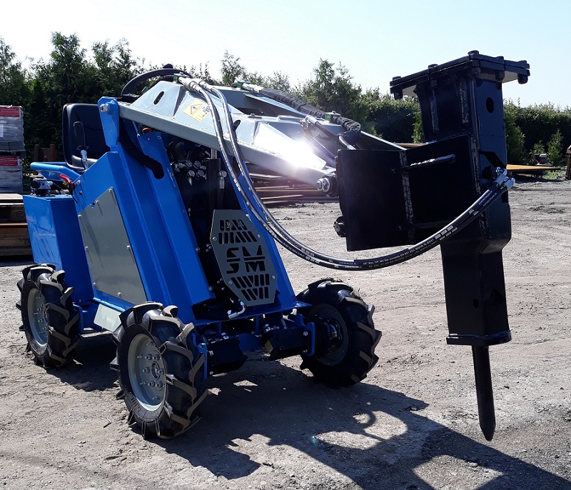 Hydraulické bourací, demoliční kladivo pro čelní nakladače a minibagry MiniSM EU