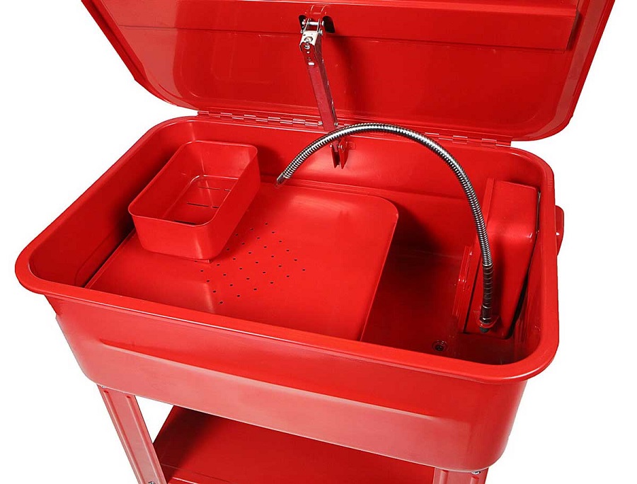90 l mycí stůl na součástky s elektrickou pumpou, 28 kg